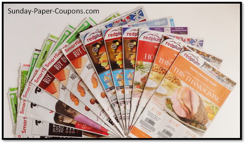 Sunday Coupon Insert Schedule 2019