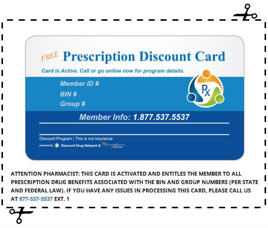 Prescription Discount Card