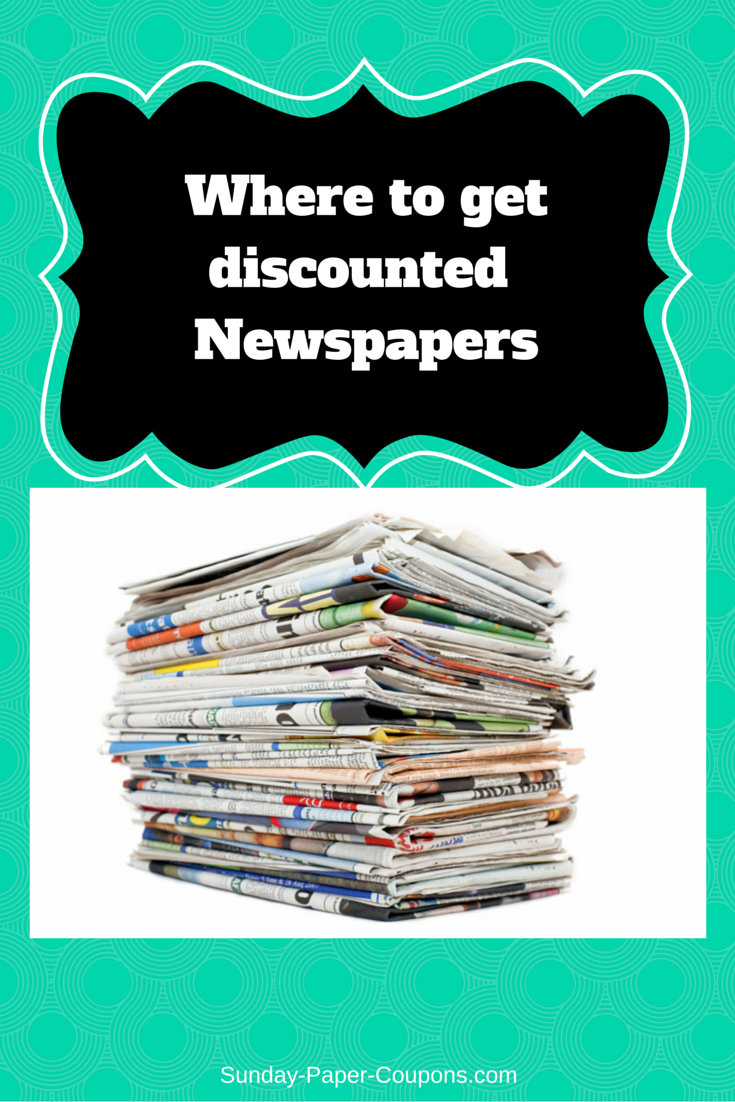 Where to get Discounted Newspapers