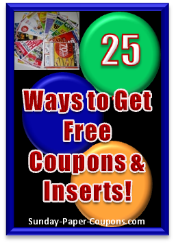 Sunday Coupon Inserts