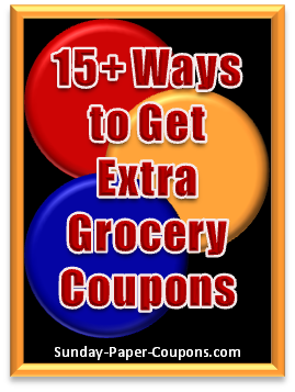 Sunday Paper Coupons - How to Get Free Coupons